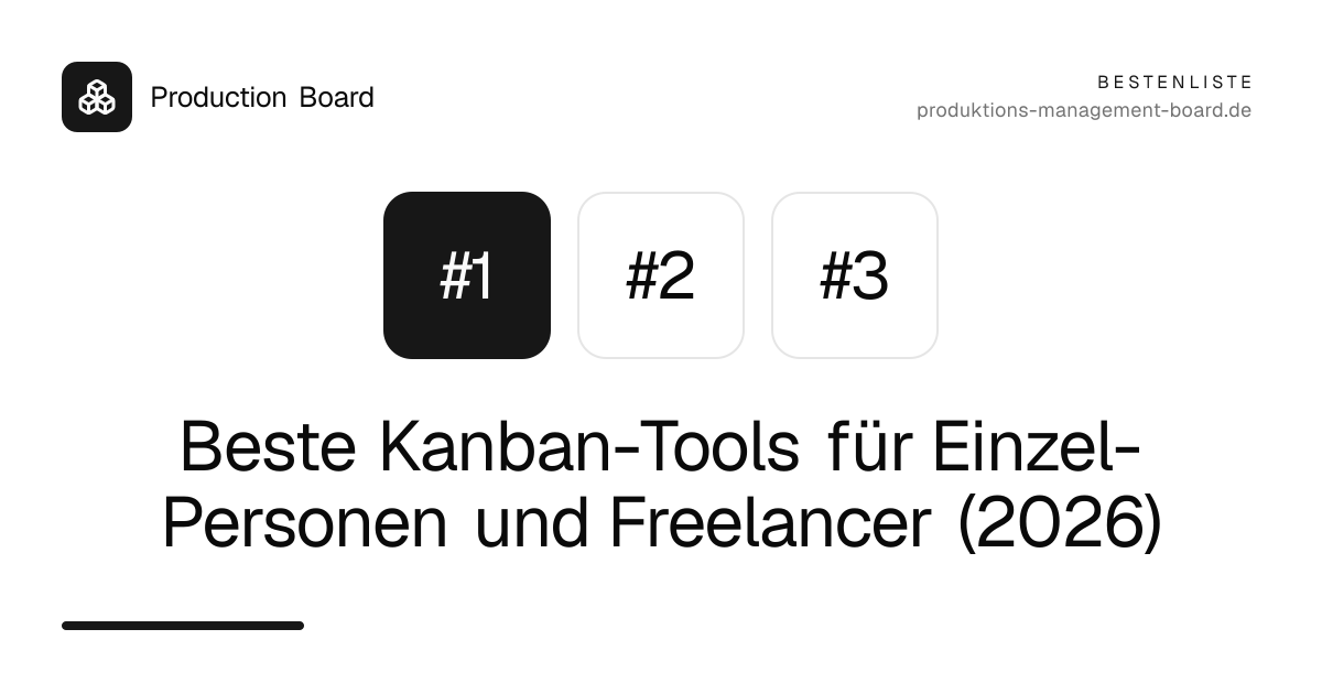 Beste Kanban-Tools für Einzel-Personen und Freelancer (2026)