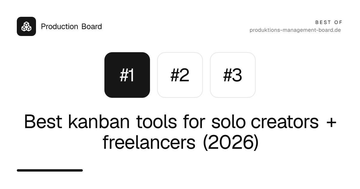 Best kanban tools for solo creators + freelancers (2026)